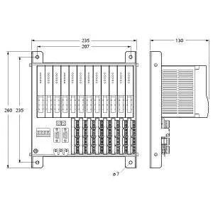 TURCK - MT08-N - 9100689 - BACKPLANE, GENERIC, GENERIC, N