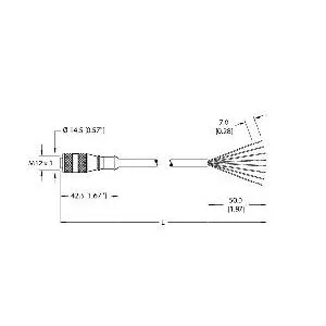 TURCK - RK 8T-30 - U-59212 - CORDM12EUROFAST