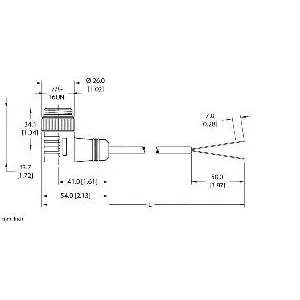 TURCK - WSM 20-5M - U-71969 - CORD7/8 MINIFAST