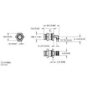 TURCK - WMFS 3F-PCB - U0902-4 - RECEPTM8PICOFAST