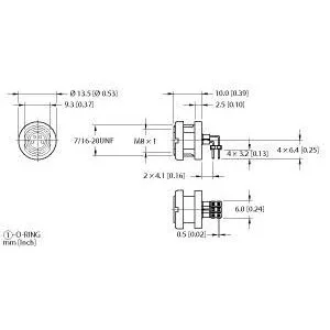 TURCK - WMFK 4F-PCB - U0902-41 - RECEPTM8PICOFAST