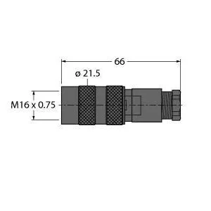 TURCK - BK 19-0 - U2-07160 - FIELD WIREABLEM16VERSAFAST