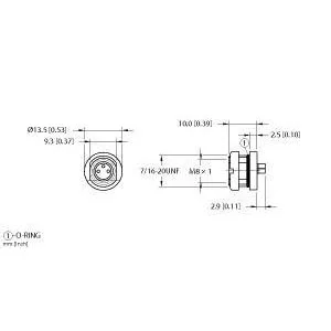 TURCK - MFKS 3F - U2-08598 - RECEPTM8PICOFAST