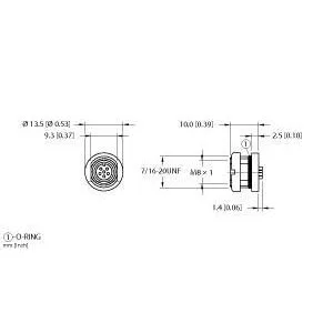 TURCK - MFKS 6F - U2-08600 - RECEPTM8PICOFAST