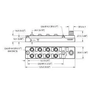 TURCK - TB-8M8Z-3P2-FS12 - U2-28313 - J-BOXM8PICOFAST