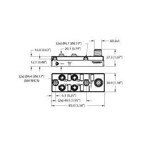 TURCK - TB-4M8Z-3-FS8 - U2-28808 - J-BOXM8PICOFAST