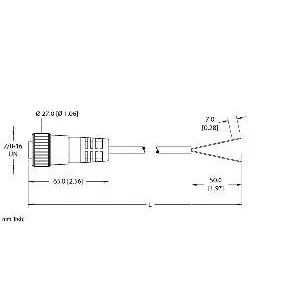 TURCK - RKM 35-4M - U2038-20 - CORD7/8 MINIFAST