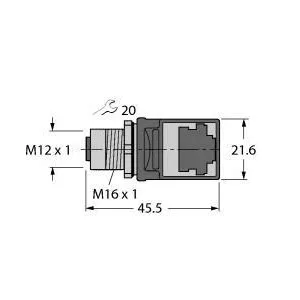 TURCK - FKSDD RJ45SF 44 - "U3-00647 - ACCESSORIES,GENERIC"