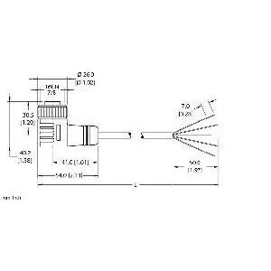 TURCK - WKM 56-2M - U5142 - CORD7/8 MINIFAST