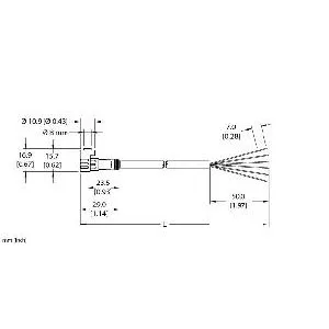 TURCK - PKW 6Z-4 - U99-11254 - CORDM8PICOFAST