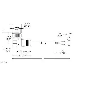 TURCK - WKM 20-10M - U99-16332 - CORD7/8 MINIFAST