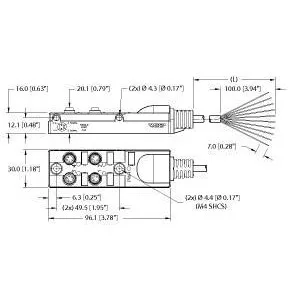 TURCK - TB-4M8Z-4-3 - UX09088 - J-BOXM8PICOFAST