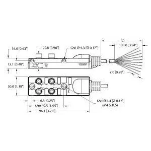 TURCK - TB-4M8M-4-2 - UX13550 - J-BOXM8PICOFAST