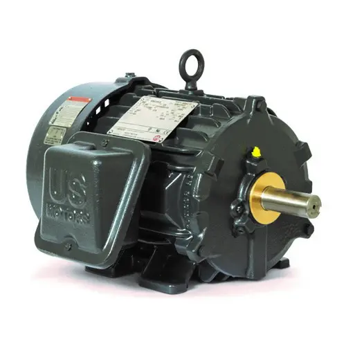 US Motors 8D5P3C 5 HP 6-Pole TEFC-IP55 3-Phase 1175 RPM Electric Motor