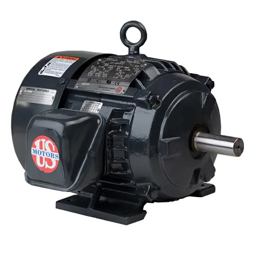 US Motors A32P2C 1.5 HP 4-Pole TENV 3-Phase 1775 RPM Electric Motor