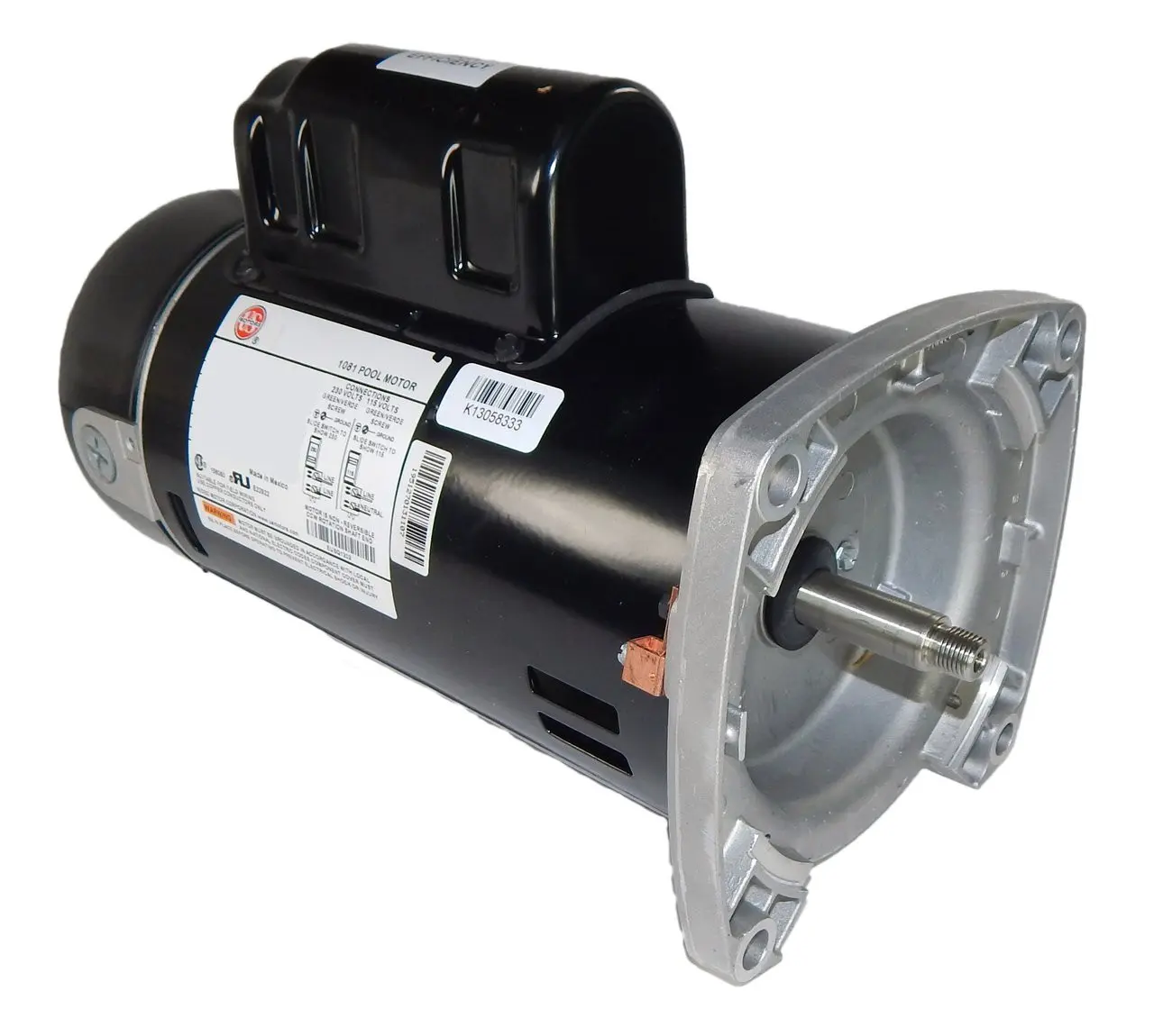 US Motors ESQ1202 | 2 hp 3450 RPM 48Y Frame Square Flange 230V Pool Motor US Electric Motor