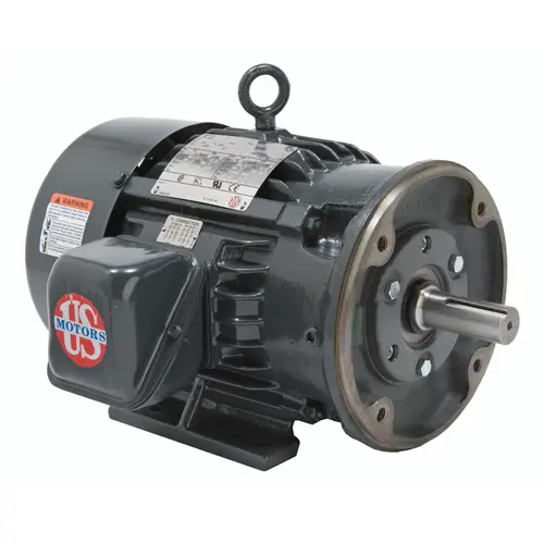 US Motors HD20P3EC 20 HP 6-Pole TEFC 3-Phase 1180 & 975 RPM Electric Motor