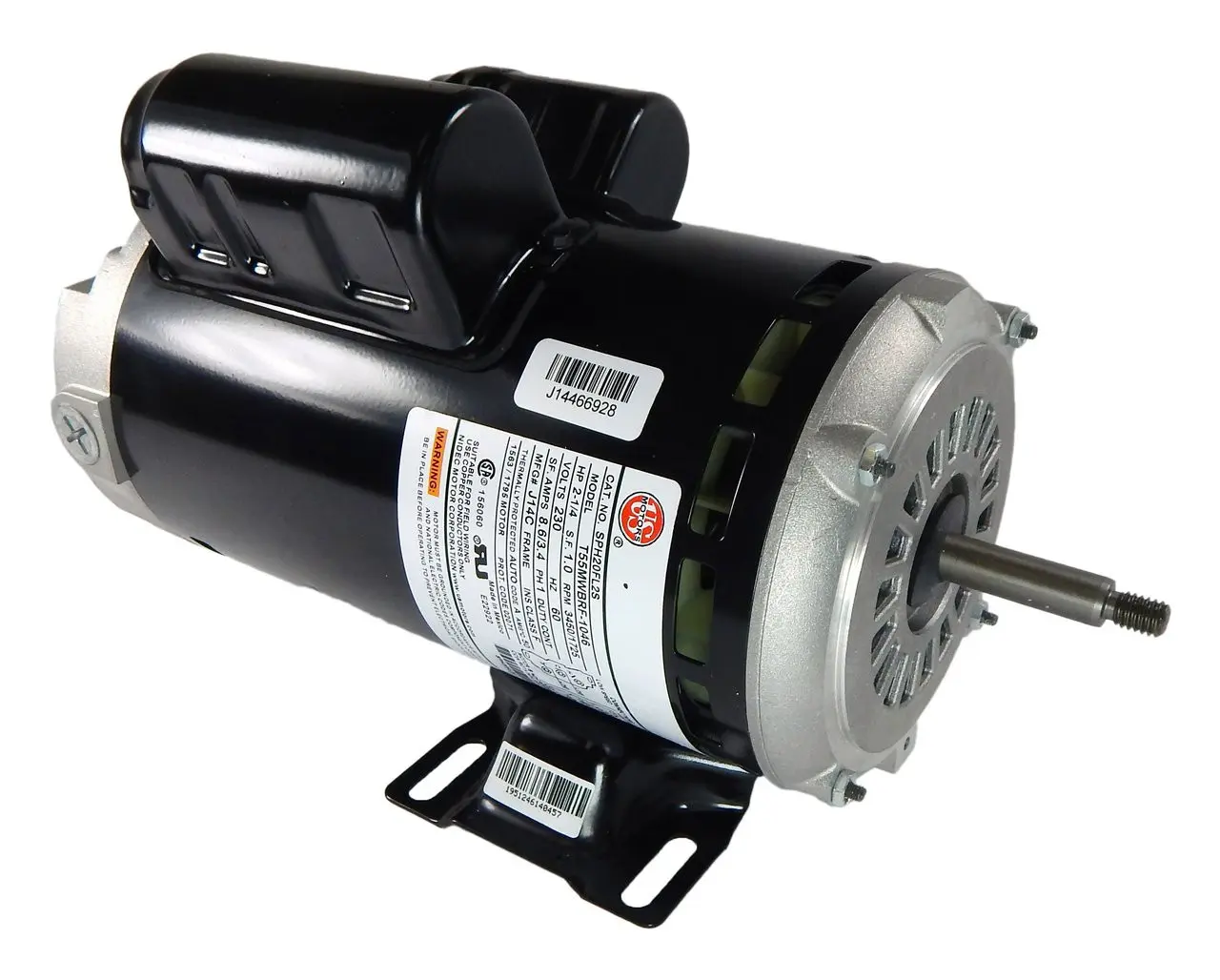US Motors SPH20FL2S | 2 hp 3450/1725 RPM 48Y Frame 230V 2-Speed Pool & Spa Electric Motor US Electric Motor