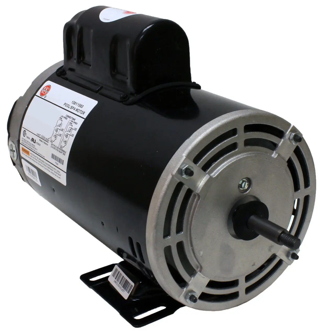 US Motors TT507 | 5 hp 3450/1725 RPM 56Y Frame 230V 2-Speed Pool & Spa Electric Motor US Electric Motor