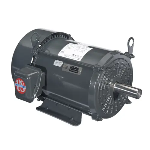 US Motors U32P1GH 1.5 HP 2-Pole TEFC 3-Phase 3515 RPM Electric Motor