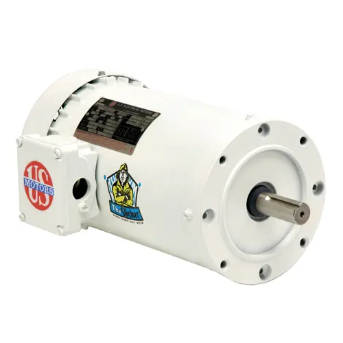 US Motors WD1P1ACR 1 HP 2-Pole TENV 3-Phase 3450 RPM Electric Motor