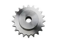 US Tsubaki U.S. Tsubaki 40B24F-1 #40 ANSI roller chain sprocket with 24 teeth and Type B single-hub design, featuring a 1" finished bore and hardened teeth for e