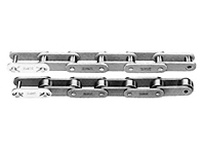 U.S. Tsubaki C2062HRB C2062H heavy-series double-pitch roller chain with riveted construction for secure assembly in conveyor and power-transmission a