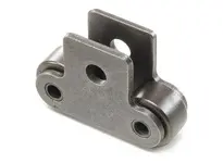 US Tsubaki U.S. Tsubaki C2082HSK1RL C2082H heavy-series double-pitch roller chain roller link with SK-1 attachment. Riveted construction for conveyor and materia