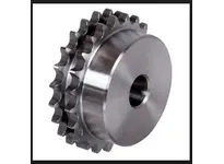 US Tsubaki U.S. Tsubaki D50B18 #50 double-strand roller chain sprocket with 18 teeth and Type B single-hub design. 3.920 in outside diameter, 0.625 in pitch, sto