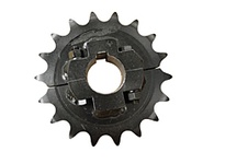 U.S. Tsubaki S-3B steel split-taper roller chain sprocket with S hub style. Designed for use with Tsubaki split-taper bushings, this sprocket provides