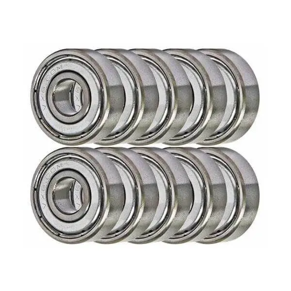 VXB 10-Pack Router Cutter Bearings 1/4" x 1/2" inch