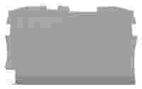 TOPJOB®S end/intermediate plate; for 2000-12xx series terminal blocks; 0.7 mm wide; gray