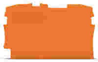 TOPJOB®S end/intermediate plate; for 2000-12xx series terminal blocks; 0.7 mm wide; orange