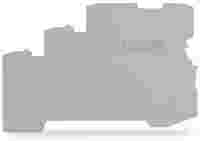 TOPJOB®S end/intermediate plate; for 2000-53xx series terminal blocks; 0.7 mm wide; gray