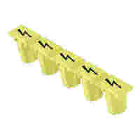 WAGO TOPJOB®S protective warning marker; with high-voltage symbol, for 2002 series terminal blocks; for 5 terminal blocks