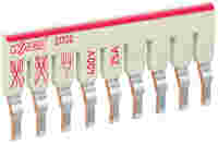 WAGO TOPJOB®S staggered jumper; for 2002 and 2003 series; insulated; 9-way; light-gray