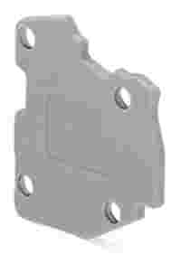 WAGO TOPJOB®S end plate; for 2002-511; 1.5 mm wide; gray