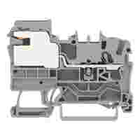 WAGO TOPJOB®S power distribution disconnect terminal block; rail mount; 1-conductor; 5.2 mm wide; gray