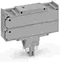 WAGO Double fuse plug; for 5 x 20 mm miniature metric fuse; 10.4 mm wide