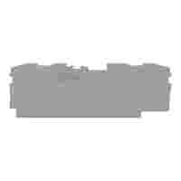 End and intermediate plate; 1 mm thick; gray