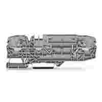 WAGO Carrier terminal block; with test option; 2-conductor; 7.5 mm; gray