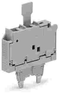 WAGO Fuse plug with pull-tab; for 5 x 30 mm miniature metric fuse; 7.4 mm wide