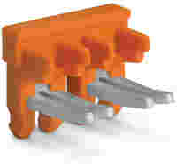 Adjacent jumper for switching lever; 2-way; insulated; orange