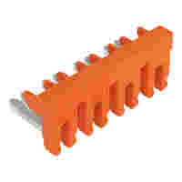 Adjacent jumper for switching lever; 4-way; insulated; orange