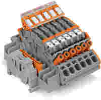 WAGO Compact terminal block; for 3-phase current transformer circuit; 6,00 mm²; multicoloured