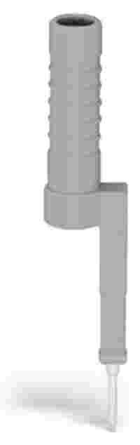 WAGO TOPJOB®S test plug adapter; for test plug 4 mm Ø; for testing TOPJOB®S terminal blocks; gray