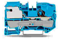 1-conductor N-disconnect terminal block; 10 mm²; Push-in CAGE CLAMP®; 10,00 mm²; blue