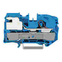 WAGO 1-conductor N-disconnect terminal block; 16 mm²; Push-in CAGE CLAMP®; 16,00 mm²; blue