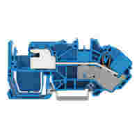 WAGO 1-conductor N-disconnect terminal block; 16 mm²; Push-in CAGE CLAMP®; 16,00 mm²; blue