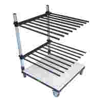 Storage and transport carts; Powder-coated; up to 500 kg; anthracite